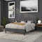 Flash Furniture Bedford Headboard, Queen, Gray Fabric HG-HB1704-Q-DG-GG - alternate 6